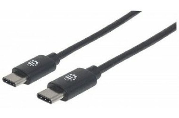 Manhattan kábel Hi-Speed USB-C samec gt; USB-C samec 0.5m / čierna (354868)