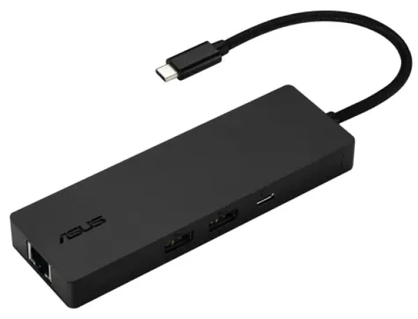 Asus DC210 čierna / Dokovacia stanica / 8v1 USB-C / HDMI 2.1 / RJ45 / USB PD 100W (90XB098N-BDS010)