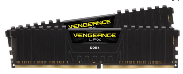Corsair Vengeance LPX, DDR4, 16 GB, 3200MHz, CL16 (CMK16GX4M2B3200C16