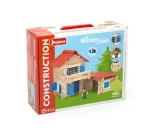 Jeujura Drevená stavebnica 140 dielov Domček