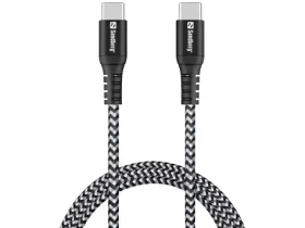Sandberg Survivor USB-C Cable 1M 100W / nabíjací kábel USB-C na USB-C