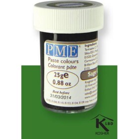 PME gelová farba - šedozelená - PME