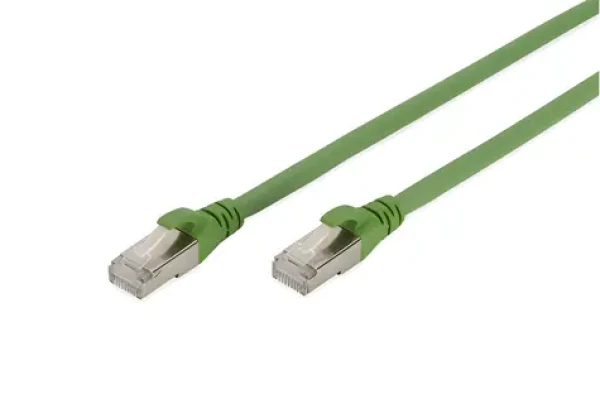 Digitus zelená / Patch kábel / Cat6A / S/FTP / AWG 26/7 / 2m (DK-1644-A-PUR-020)