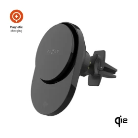 FIXED Držiak do auta s bezdrôtovým nabíjaním MagAir s podporou uchytenia MagSafe a štandardom Qi2 15W čierny (FIXMA-BK)