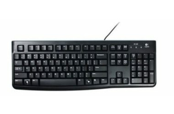 Logitech klávesnica K120 For Spanish / USB / Drôtová / Čierna (920-002518)