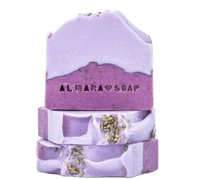 Almara Soap prírodné tuhé mydlo Lavender Fields 100 g - Almara Soap Designové mydlo Lavender Fields