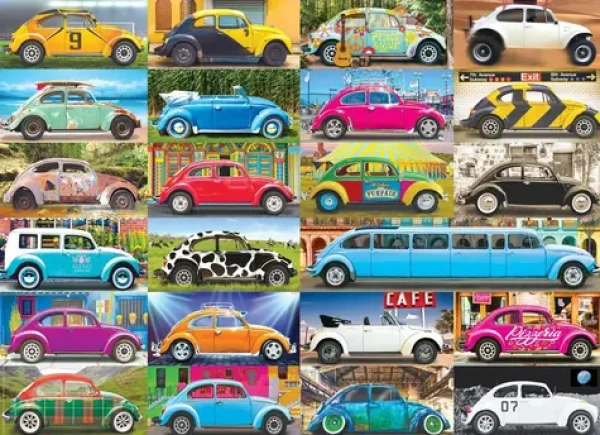 EUROGRAPHICS Puzzle Volkswagen Beetle: Chrobák na cestách