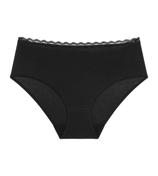 Dámske nohavičky Feel Of Cotton Midi - BLACK - black 0004 - TRIUMPH BLACK 40