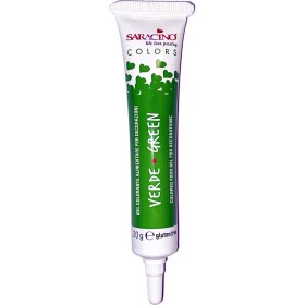 Gélová farba zelená, 20 g - Saracino