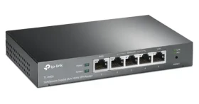 TP-LINK ER605 Omada čierna / Router / VPN / 4X GLAN / Firewall / 20 VPN tunelov (TL-ER605)