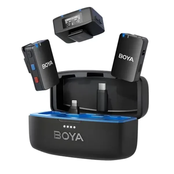 Boya BOYAMIC 1 (1TX+3RX) / Bezdrôtový mikrofónny systém / 1x vysielač / 3x prijímač (BOYAMATIC)