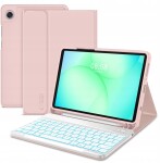 4kom.pl TECH-PROTECT SC PEN + KEYBOARD GALAXY TAB A9+ / A11+ PLUS 11.0 X210 / X215 / X216 / X230 / X235 / X236 PINK