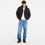 Bunda Alpha Industries MA-1 D-Tec Sleeve Embroidery Black/ Black L