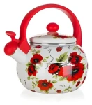 BANQUET Kanvica POPPY / Smaltovaná / pískacia / 2,2 l (100001285680)