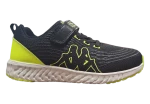 Kappa 95K0043004 Detské tenisky black / lime 32