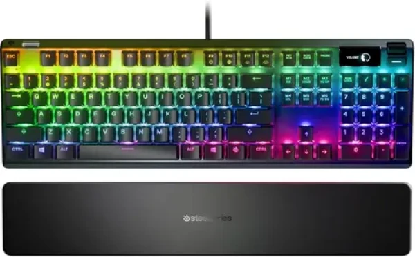 SteelSeries Apex Pro (US) čierna / Herná klávesnica / Mechanická / OmiPoint / RGB podsvietenie / US layout (64626)