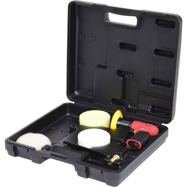 Sada 1/4" mini vzduchovej leštičky, 5 ks KS Tools 515.5120; 515.5120