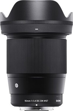 Sigma Sigma 16 mm F1.4 DC DN, Telephoto zoom lens, 16/13, Canon EF-M, Sony E, Auto focus