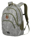 Batoh na notebook Travelite Basics Backpack Print Grey