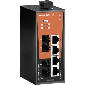 Weidmüller IE-SW-BL06T-4POE-2ST priemyselný ethernetový switch 10 / 100 MBit/s funkcia PoE; 1504240000