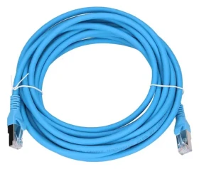 Extralink patch kábel Cat.6a S/FTP modrá / Patch kábel / RJ-45 / 5 m / 10 Gbit/s (EX.6587)