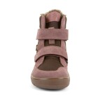Dievčenské zimné barefoot topánky UP HILL WOOL Dark Pink Froddo G3160262-10 - 24