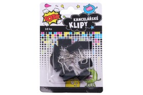 Klip kancelársky 10 ks, 19 mm, TOTO, W834607