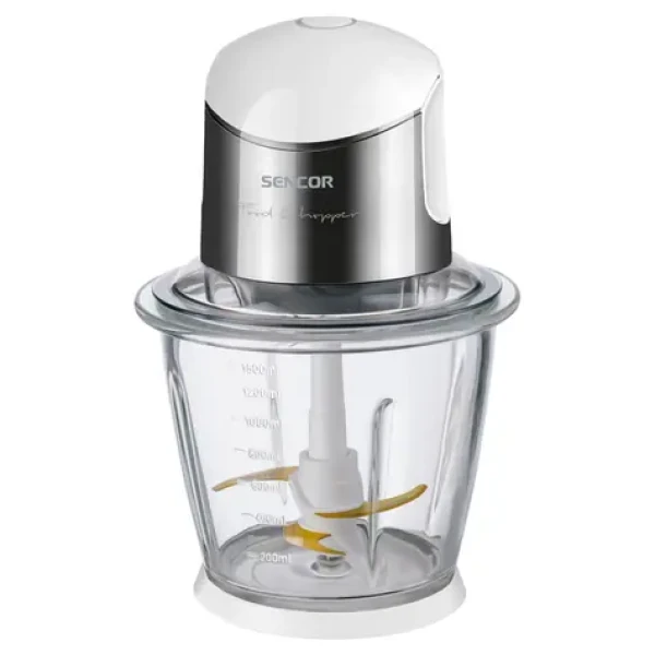 Sencor SCB 6150SS-EUE3 biela / sekáčik potravín / 800W / 1.5L (8590669292011)