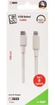 2GO 795848 biela / Dátový kábel / USB-C - Lightning / USB 3.1 / 1 m (795848)