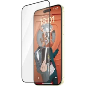 PanzerGlass Tvrdené sklo Re:fresh UWF s aplikátorom pre Apple iPhone 15 PLUS čierna (2823)