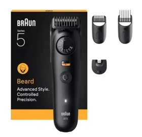 Braun BT5520 Series 5 čierna / Zastrihávač fúzov / Pánsky / 120 min prevádzky / 3 nástavce / 0,5 - 20 mm / vodotesný (7500435244992)
