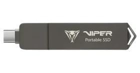 Patriot VIPER PVP30 512GB čierna / Externý SSD / R: 1000MBs / W: 1000MBs / USB-C 3.2 Gen 2 (PVP30512G28UDG)