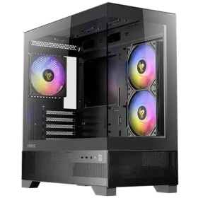 Antec CX500M ARGB čierna / mATX / 2x USB-A 3.0 / 1x USB-C 3.2 Gen2 / 3x 120mm ARGB / bez zdroja / priehľadná bočnica (0-761345-10143-1)