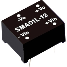 MEAN WELL SMA01N-12 DC / DC menič napätia 1 W Počet výstupov: 1 x; SMA01N-12
