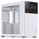 Jonsbo D41 MESH Screen biela / ATX / 1x USB-A 3.0 / 1x USB-C 3.2 / bez zdroja / displej / priehľadná bočnica (D41 MESH WHITE SC)