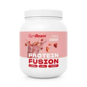 Proteín Fusion - GymBeam (jahoda, 1000 g) (118369-2-1000g-strawberry)