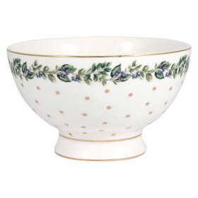 GREEN GATE Porcelánová miska Zelda White 400 ml