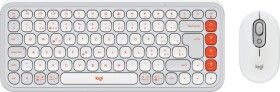 Logitech POP Icon Combo biało-pomarančový (920-013276)