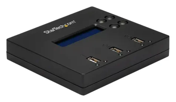 StarTech USB Flash Duplikátor modrá / Duplikátor disku / LCD displej / USB 2.0 / Napájací adaptér (USBDUP12)