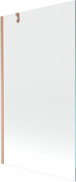 MEXEN/S - Next vaňová zástena FIX 100 x 150, transparent, meď kartáčovaná 895-100-000-00-00-65