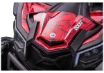 Mamido Detské elektrické auto Buggy UTV-MX 4x4 Spider lakované červené