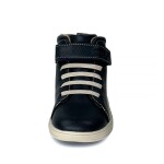 Chlapčenská celoročná barefoot obuv Bugga KAMA Navy B00200-04 - 32