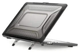 Devia Super Scratch-Proof Hard Jacket matná čierna / Kryt / Apple MacBook Air 13" (2020) (6938595366574)