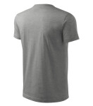 Klasické nové pánske tričko tmavosivé 3XL