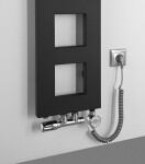 SAPHO - BLOCK vykurovacie teleso 280x1330 čierna matná IR181