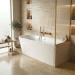 REA - Voľne stojaca akrylátová vaňa SYDNEY BELLANTO pravá 160cm REA-W0253