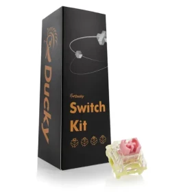 Ducky TTC Gold Pink Switch / mechanický / 3-Pin / lineárne / MX-Stem / 37g / žltá / 110 kláves (DSK110-NPA1)