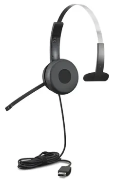 Lenovo 100 Mono čierna / Drôtové slúchadlá / mono / mikrofón / USB-A (4XD1B61617)