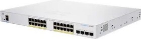 Cisco Cisco switch CBS350-24P-4X, 24xGbE RJ45, 4x10GbE SFP+, fanless, PoE+, 195W (CBS35024P4XEURF)