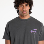 Tričko Tommy Jeans Relaxed Faded Graphic Tee Black S